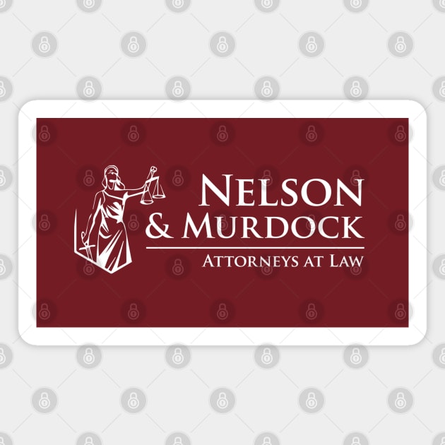 Nelson & Murdock Magnet by BustedAffiliate